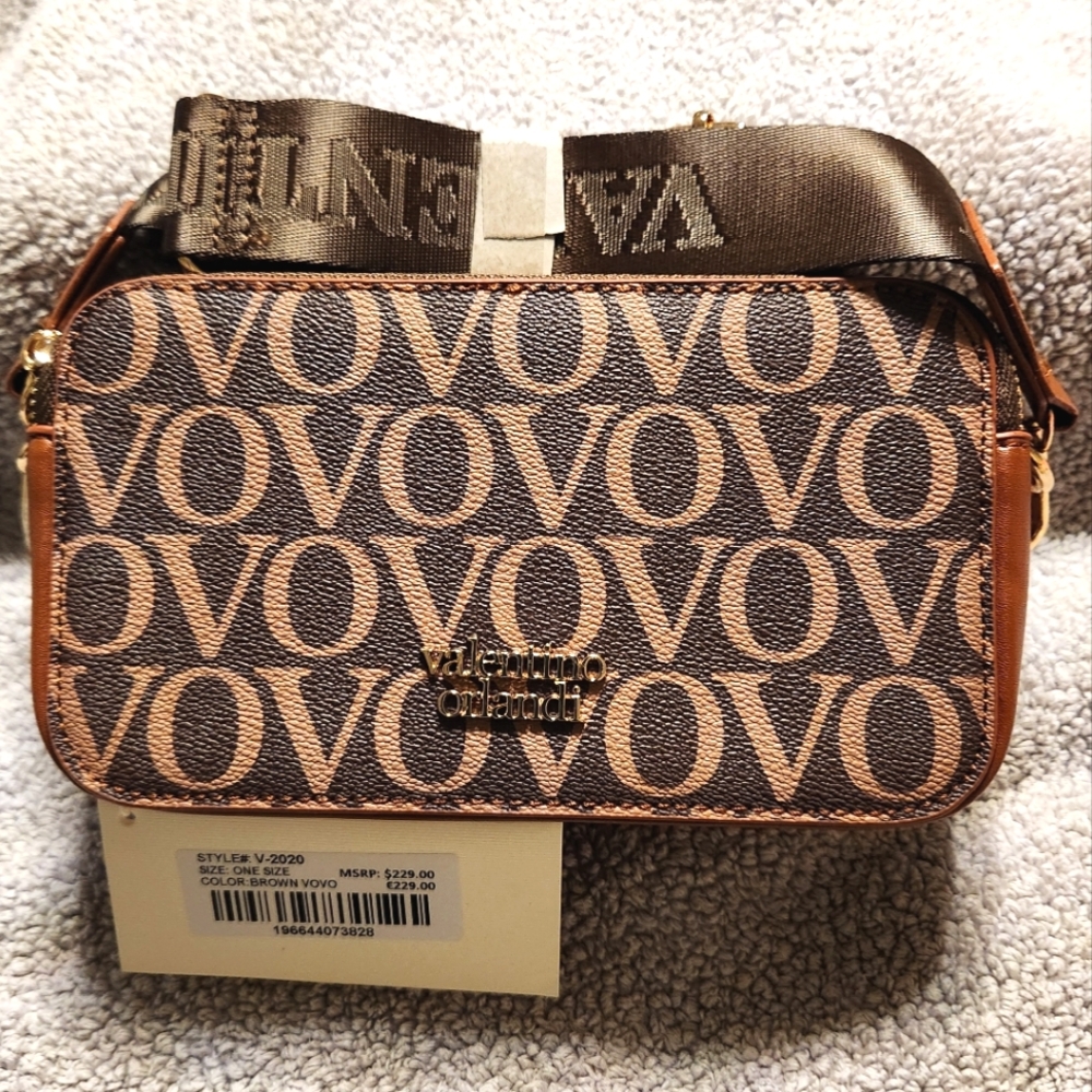NWT Valentino Orlandi Monogram Crossbody Bag